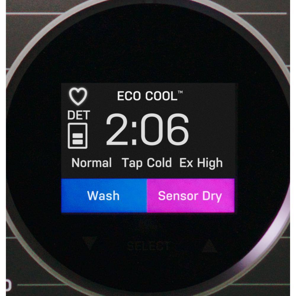 Profile 4.8 cu. ft. UltraFast Combo Washer Dryer with Ventless Heat Pump Technology in Carbon Graphite